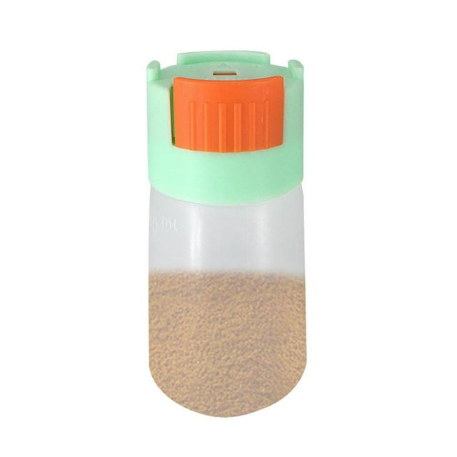 Aquarium Feeder Fish Food Feeding Bottle Quantitative Pond Feeder 0.5g Precise Measuring ,Easy to Operate