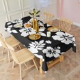 thumbnail image 4 of Pioneer Flower Floral Print Pattern Rectangle Tablecloth 60"x102",Waterproof Polyester Rectangle Table Cloth, Wipeable Spillproof Polyester Tablecloth for Dining, Camping, Indoor and Outdoor, 4 of 6