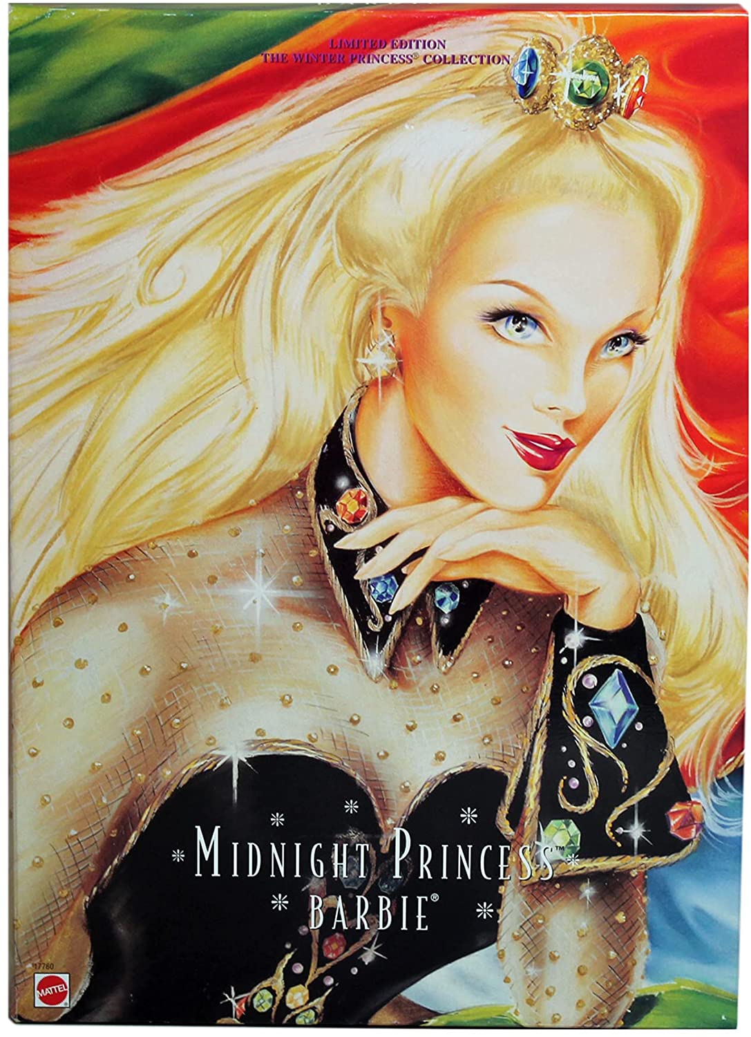 Barbie Midnight Princess Doll Limited Edition The Winter Princess  Collection 1997 Mattel