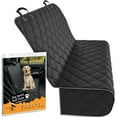 Ultimate FourLayer Protection Dog Seat Cover Black, Easy to Clean