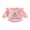 Pink, variant on Bagilaanoe Newborn Baby Girl Christmas Romper Sweatshirt Long Sleeve Bodysuits Letter Print Pullover 3M 6M 12M 18M Infant Casual Tee Tops
