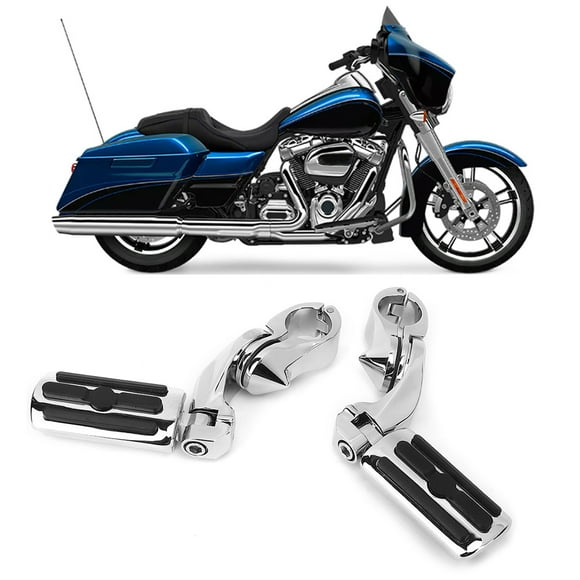 Estriberas ajustables, par izquierdo y derecho, soporte de reposapiés corto ajustable, accesorio para motocicleta, verdadera excelencia