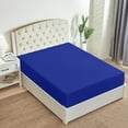 thumbnail image 6 of Mellanni Fitted Sheet up to 16" Deep Pocket, Soft Microfiber, 1 Piece Twin XL, Royal Blue, 6 of 7