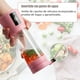 thumbnail image 4 of Batidora portátil, 150 watt para batidos y smoothies, 400 ml batidora de viaje recargable por USB, botella sin BPA (Con Cepillo Esponja Rosa*1 + Ice Lattice*1), 4 of 5