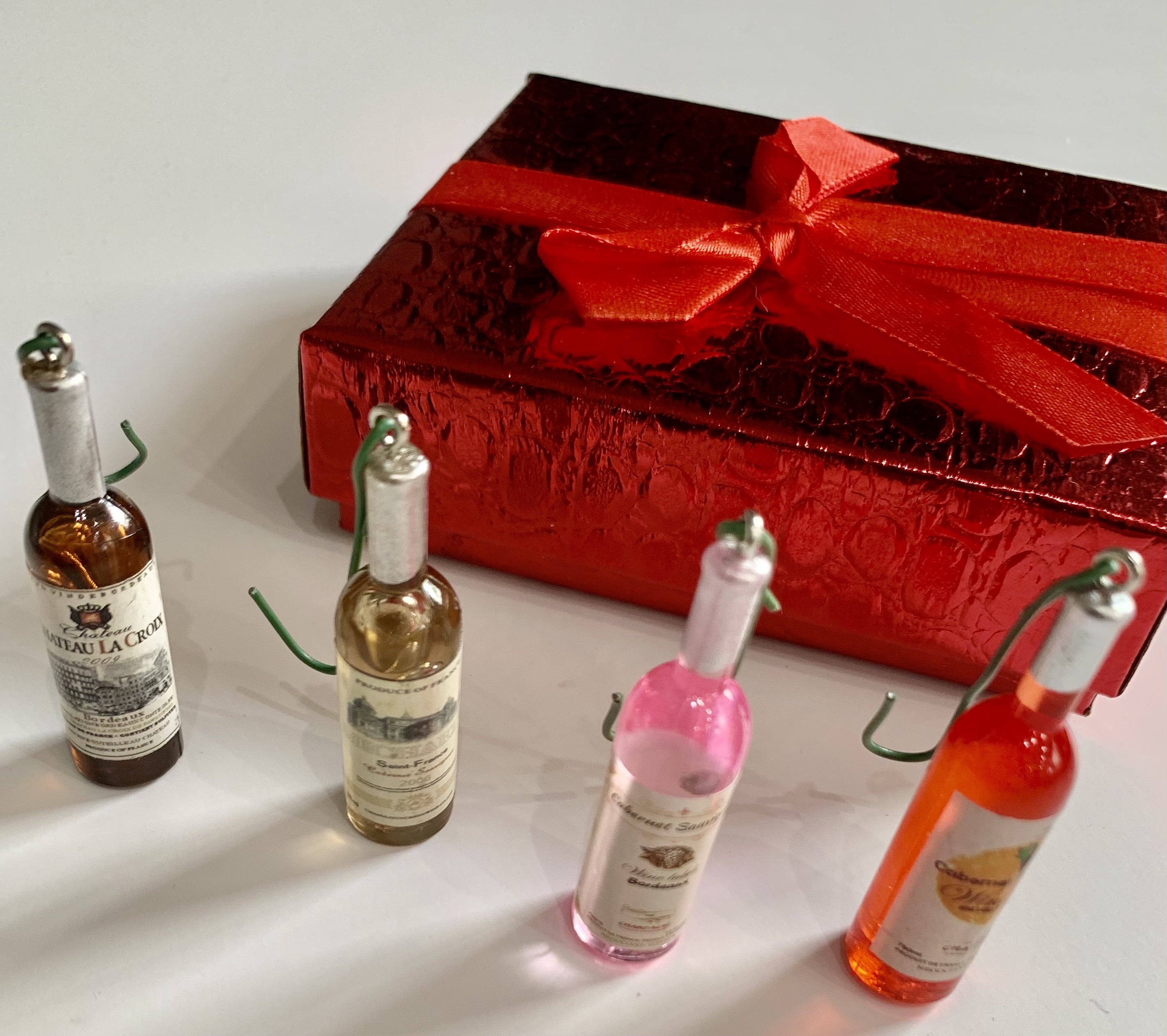 Wine Ornament Miniature- 20 Set, Wine Cork Crafts, Christmas Decor,  Christmas Ornament, Christmas Gift Idea, Wine Gift, Christmas Tree Ornament  - Walmart.com