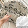 thumbnail image 4 of King Size Fitted Sheet Set - Western Wild Horse 3 Piece Bedding Sets 16" Deep Pocket Fitted Sheet with 2 Pillowcases, Desert Cactus Vintage Brown Brushed Microfiber Hotel Luxury Bed Sheets, 4 of 9