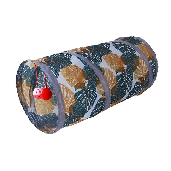 BESTSKY Collapsible Cat Tunnel Tube 2/3/4 Way Foldable Kitten Play Tunnel Toys Training