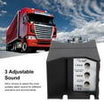 thumbnail image 3 of Alarma DE Respaldo Del Automóvil 112dB Resistente DE La Alarma Resistir, 3 ADVERTENCIA DE SONIDO Soporte DE Montaje Universal Con Orificios Ranurados Alambre DE Potencia DE Luz, 3 of 7