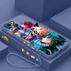 thumbnail image 3 of Funda de teléfono de Anime My Hero Academia para Apple iPhone, 15, 14, 13, 12, 11 Pro Max Plus, 8, 7, SE, funda líquida con Capa de cuerda izquierda, 3 of 5