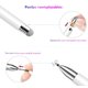 thumbnail image 3 of czcpp-Stylus Pen 2 Pack, Lápiz Óptico para Pantalla Táctil, Lápiz Capacitivo de Alta Sensibilidad Compatible con Tabletas, Móviles, Teléfono Inteligente Android, Samsung Galaxy Note / Tab (Negro+Blan, 3 of 4
