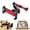Red, variant on Orangide Car Headrest Mount 3-in-1 Extendable Foldable Bracket for Mobile Phone Tablet Rear Seat Holder for Kids Travel Entertainment Car Accessory