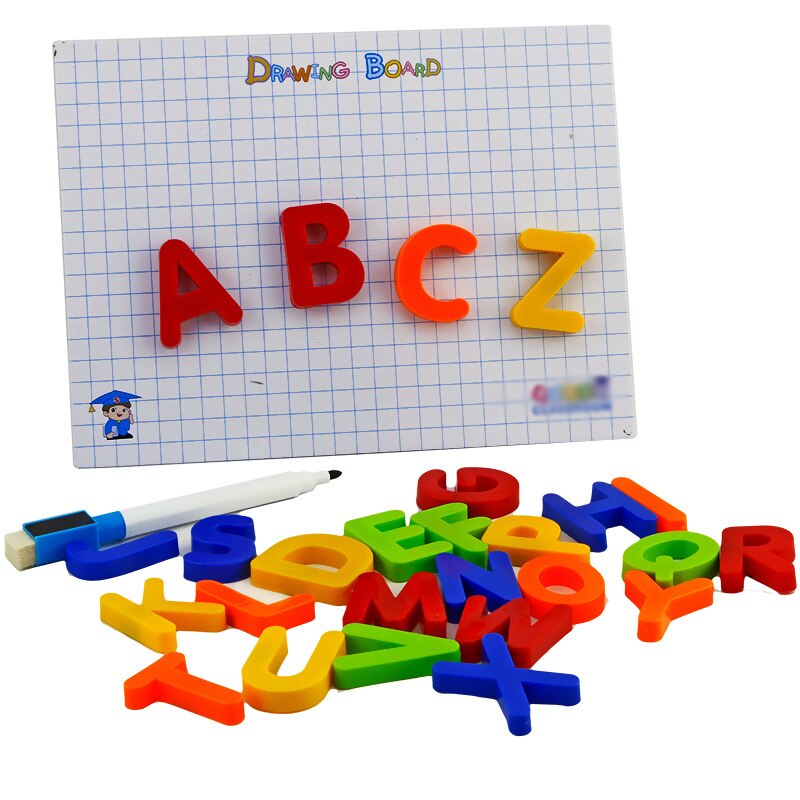 Colorful Teaching Magnetic Letters Numbers Early Learning Magnets ...