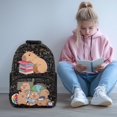thumbnail image 2 of HUIACONG Capybara School Backpack for Boys Girls Ages 6-18 Large Capacity Water-Resistant Bookbag for Elementary Middle High School Back to School Use, 2 of 7