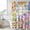 Plum, variant on Watercolor Floral Gnomes Shower Curtain, Waterproof Shower Curtains for Bathroom, Spring Garden Butterflies Beige Washable Fabric Bathtub Curtain Set Bath Decor with 12 Hooks Long 72"x84"