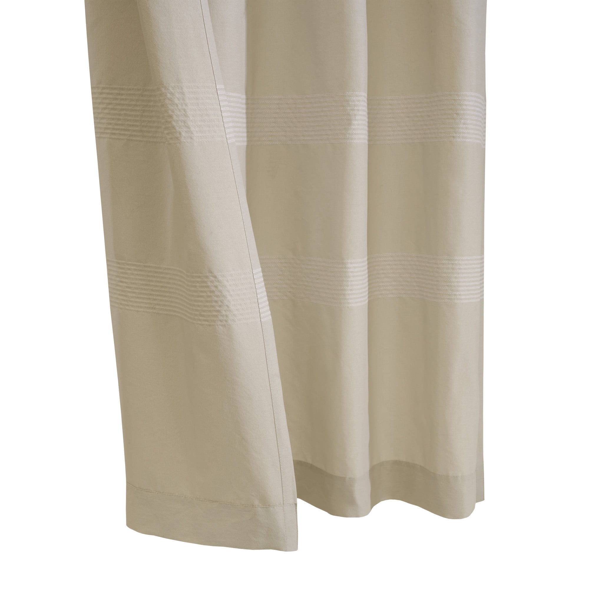 Loft Living Penny Light Filtering Grommet Indoor Curtain 52 x 63 in Taupe