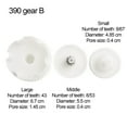 thumbnail image 2 of For 390 Gearbox Ride Toy Car 550 5P Large Gear 550 5P Middle Gear 550 5P Set, 2 of 10