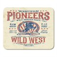 thumbnail image 1 of NUDECOR Cowboy Western Pioneers Rodeo Effect in Separate Layer Horse Vintage Mousepad Mouse Pad Mouse Mat 9x10 inch, 1 of 1