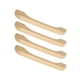thumbnail image 5 of Tiradores de cajón, pomos de madera para inauguración de la casa, pomos de madera para armarios, tiradores de tocador Puente de arco de 4 piezas, 5 of 9