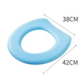 thumbnail image 2 of Funda para asiento de inodoro, cojín para asiento de inodoro EVA suave e impermeable, Universal con diseño autoadhesivo para baño, 2 of 6