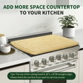 thumbnail image 7 of Premium Natural Bamboo Cutting Board - Large 30"x20" (76x51x2Cm) with Deep Juice Groove, Reversible Serving Tray & Heavy Duty Design, Non Toxic Wooden Chopping Board for Meat, Veggies & Charcuterie, 7 of 7