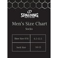 thumbnail image 5 of Spalding Men's Cool Move Cushioned Stay-Put Liner Socks, 3-Pack, 5 of 5