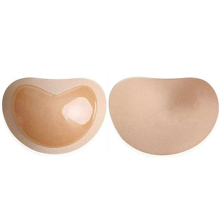 Pcd Insert - Breast Enhancer Shaper Push Up Silicone Self-Adhesive Thickening Inserts Bra Pads Suitable for Swimsuit Underwear Bikini skin color free size