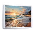 thumbnail image 2 of Designart "Beach Sandy Charm I" Nautical & Beach Floater Framed Canvas Wall Art, 2 of 7