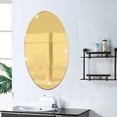 thumbnail image 2 of Advancent Adhesivo de espejo para pared, autoadhesivo ovalado, Rectangular, decoración artística para dormitorio, calcomanías espejadas, póster, adorno Type7 NO7 Advancent JJ13757-02B, 2 of 6