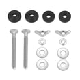 thumbnail image 2 of Toilet Tank to Bowl Bolt Kits Cistern Kit,Stainless Steel Toilet Pan Fixing Fitting with Double Ga, 2 of 5