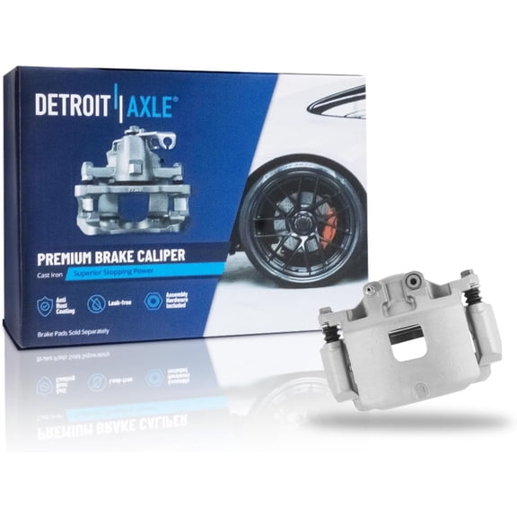 Detroit Axle - Front Left Brake Caliper with Bracket Replacement for 2016-2020 Chevrolet Camaro LT LS