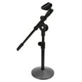 thumbnail image 1 of Support de Micro de Bureau, Base Ronde Pondérée Stable Support de Microphone de Table Hauteur Réglable Angle Bras Télescopique pour Réunion, 1 of 7