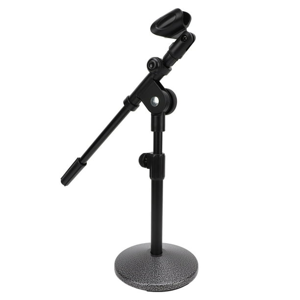 Soporte de Micrófono de Escrito, Soporte de Micrófono de Mesa Evita El Deslizamiento de la base Redonda de la Base Redonda de Altura Ajustable Para Reunse