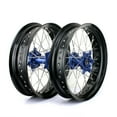 thumbnail image 6 of 17" Supermoto Wheels Rims Hub Set Rotors for Yamaha YZ250F YZ450F 2014-2019, 6 of 7