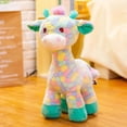 thumbnail image 4 of Gifts for Children 30CM Stuffed for Christmas Bed Sofa Decor Plush Pillow Home Decor Fawn Plush Toy Rainbow Giraffe Plush Stuffed Toys Giraffe Doll 30CM 30CM, 4 of 8