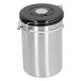 thumbnail image 4 of Coffee Storage Can, Coffee Beans Canister With Exhaust Valve Stainless Steel Storage Sealing Container With Spoon, 4 of 8