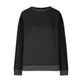 thumbnail image 5 of yievot Sweatshirts for Women Oversized Crewneck Long Sleeve Pullover Tops with Pockets, 5 of 8