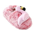 thumbnail image 1 of Flamingo Slippers Cartoon Non Slip Warm Lightweight Indoor Children Slides Shoes Size 5 or 6, 1 of 7