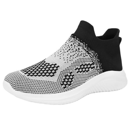 

gvdentm Running Shoes For Men Mens Couple Shoes Casual Shoes Slip On Breathable Fashion Flat Sneakers Mens Running