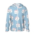 thumbnail image 1 of Balery Cartoon Sushi Sudadera ligera de manga larga con capucha y protección solar UPF 50+ para hombre y mujer, ideal para pesca y running-Medium, 1 of 6