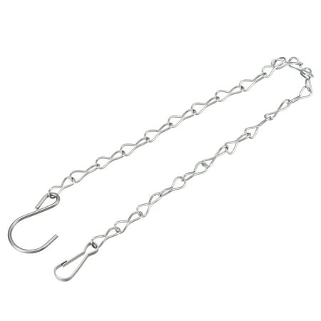 

Uxcell 50cm Extension Lighting Chain S Hook Hanging Chains 4 Pack