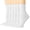 6 pairs white, variant on 6 Pairs Stretchy Ruffle Turn Cuffs Ankle Socks for Women Girls Soft Ribbed Knitted Cotton Blend Frilly Ankle Socks Gift