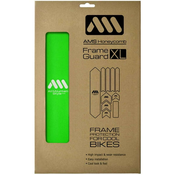 All Mountain Style Extra Honeycomb Frame Guard Green/White