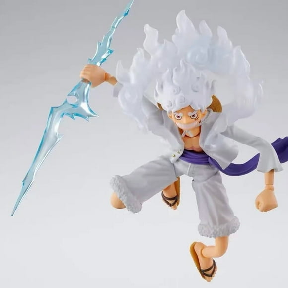 Nouveau Modèle de Personnage Anime Nika Luffy (Articulations Mobiles Ver) Statue Figurines d'Action Ornement de Bureau Décorations Populaires Souvenirs pour Fans Cadeau Créatif Collectionnable