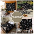 thumbnail image 6 of Black Coastal Tapestry for Bedroom Wall Hanging Tapestry, Nautical Summer Beach Sea Turtle Starfish Ceiling Backdrop Tapestries Poster Blanket Wall Decor for Teens Room Living Room Dorm 59" x 90", 6 of 8
