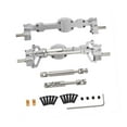 thumbnail image 3 of Dualoai Front and Rear Axle Set Complete Axle Set for C8815 1:10 Scale Vehicles Silver, 3 of 9