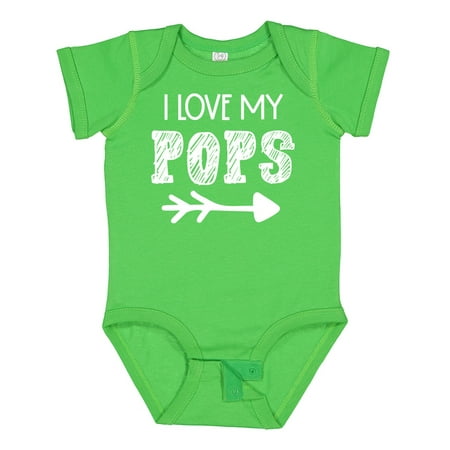 

Inktastic I Love My Pops with Arrow Gift Baby Boy or Baby Girl Bodysuit