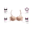thumbnail image 6 of Maidenform Multiway Push-Up Strapless Bra Black 34C Women's, 6 of 6