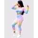 thumbnail image 1 of Set 2 Piezas Leggins Push Up Anti-Celulitis Y Top Manga Larga Escote En Espalda Tie Dye Nobby Set 2 Piezas Leggins Push Up Anti-Celulitis Y Top Manga Larga Escote En Espalda Tie Dye, 1 of 2
