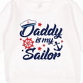 thumbnail image 3 of Inktastic My Daddy is My Sailor Toddler Sweatshirt, 3 of 4