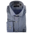 thumbnail image 2 of Tommy Hilfiger Men's Regular Fit Spread Collar Long Sleeve Dress Shirt Blue, 15-15.5 32/33, 2 of 7